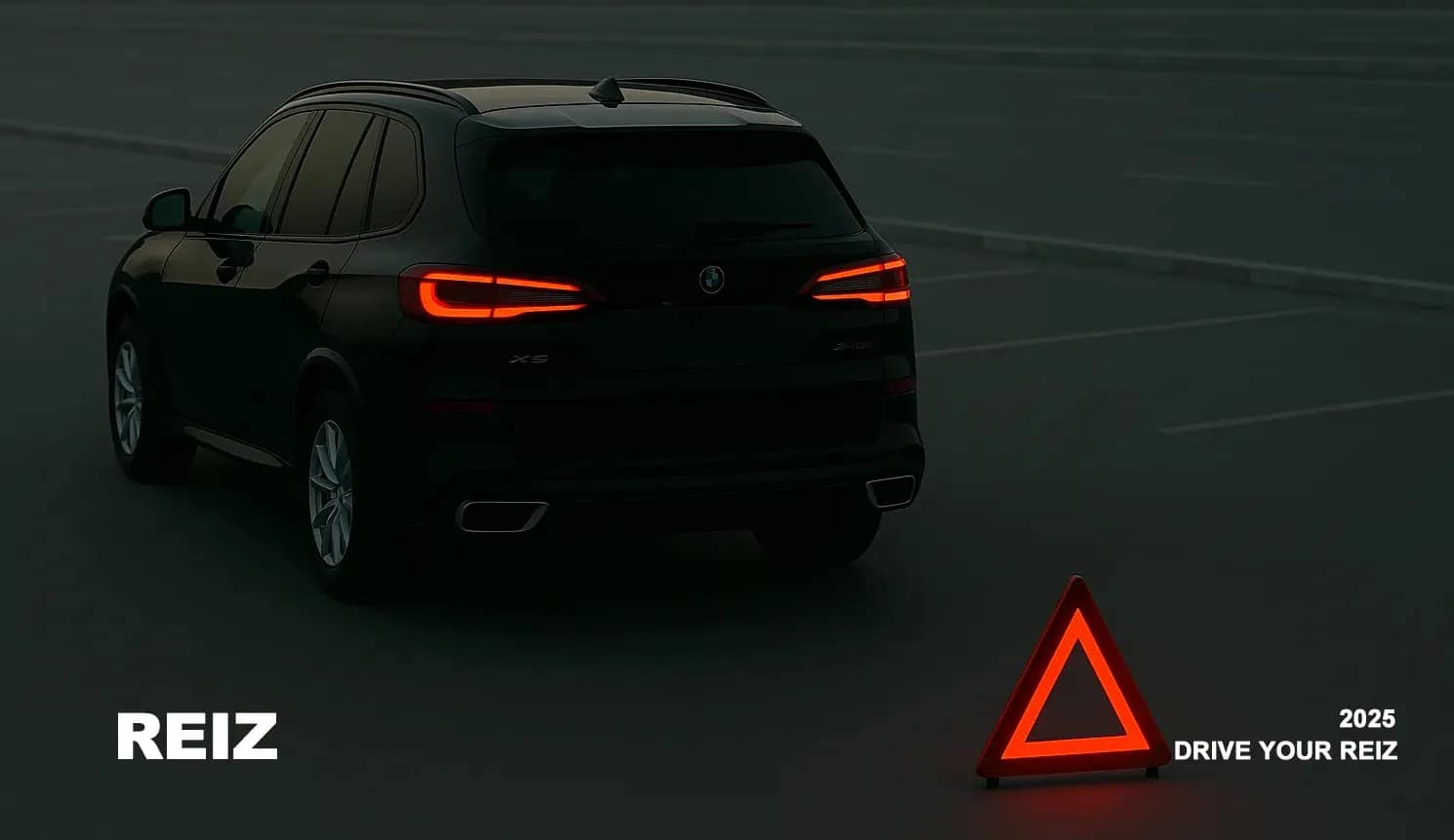 Автомобіль із аварійним знаком на дорозі — інструкція щодо дій під час ДТП в Україні